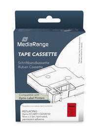 EAN 4260664877103 - MediaRange MRDY40917 cinta para impresora de etiquetas Negro sobre rojo D1 imagen 2