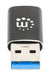 EAN 0766623153980 - Manhattan 153980 cambiador de género para cable USB A USB C Negro imagen 9