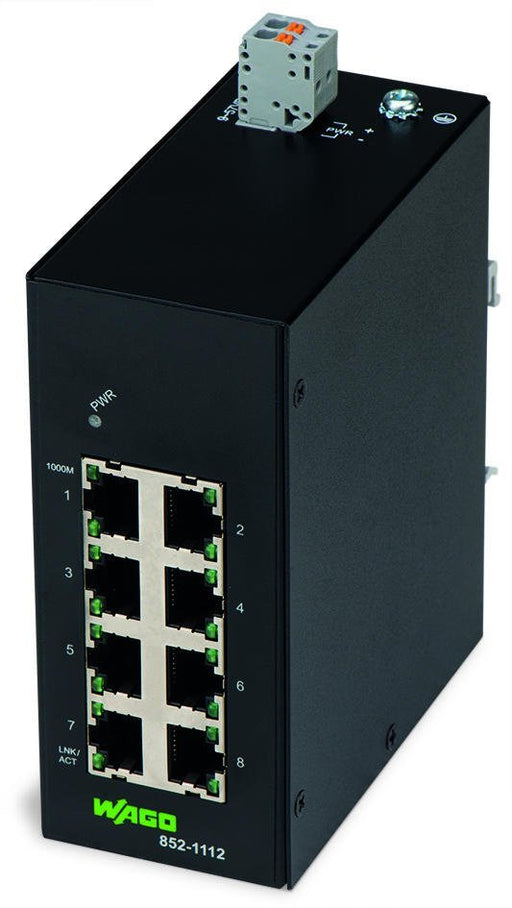 EAN 4055143500180 - Wago 852-1112 switch Gigabit Ethernet (10/100/1000) Negro imagen 2