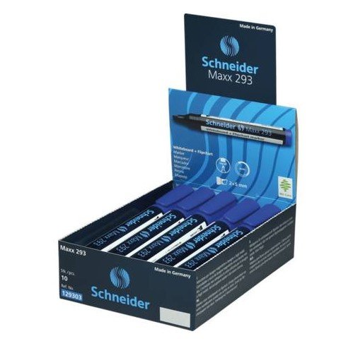 EAN 4004675011671 - Schneider Schreibgeräte Maxx 293 marcador 10 pieza(s) Punta de cincel Azul imagen 3