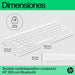 EAN 196548516759 - HP 350 WHT Compact Multi-Device Keyboard teclado Hogar Blanco imagen 5