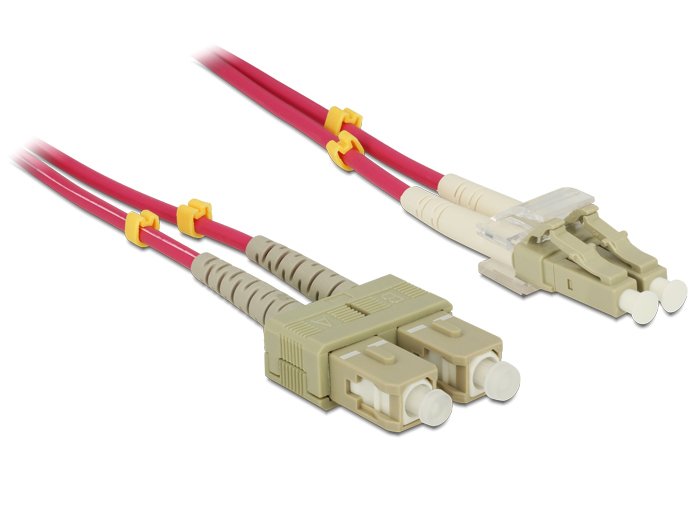 EAN 4043619846832 - DeLOCK LC - SC, 5m Cable de fibra óptica e InfiniBand Violeta imagen 1