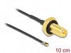 EAN 4043619126552 - DeLOCK 12655 cable coaxial 0,1 m Negro imagen 2
