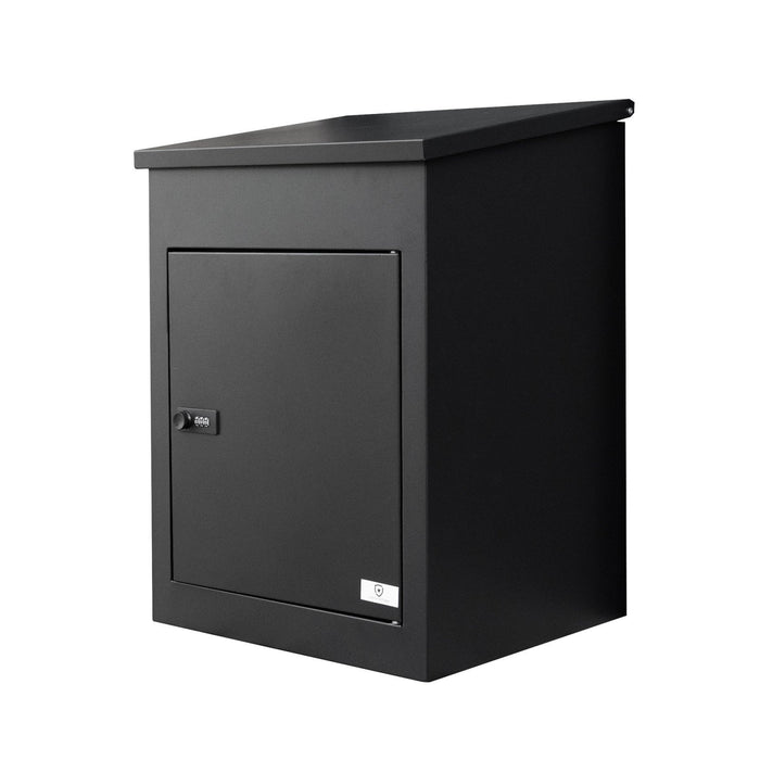 EAN 5907207228181 - Extralink LOCKSTAR PACZKOMAT SKRZYNKA NA PACZKI 44X34X55CM STALOWA SKRZYNIA mailboxes Negro Caja de cartó imagen 1