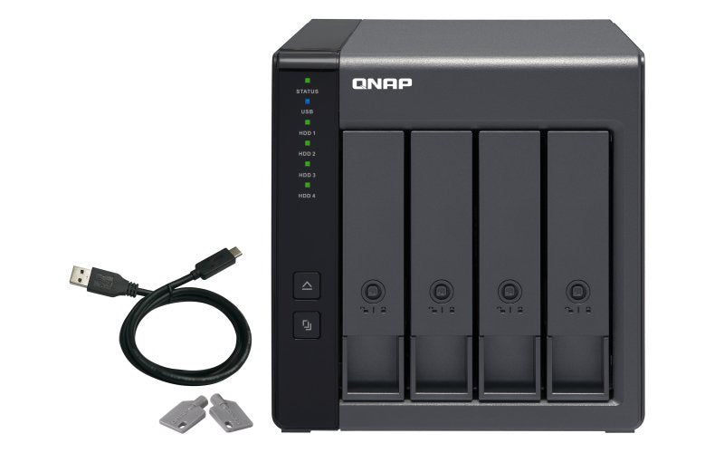 EAN 4713213514429 - QNAP TR-004 caja para disco duro externo Carcasa de disco duro/SSD Negro 2.5/3.5" imagen 2