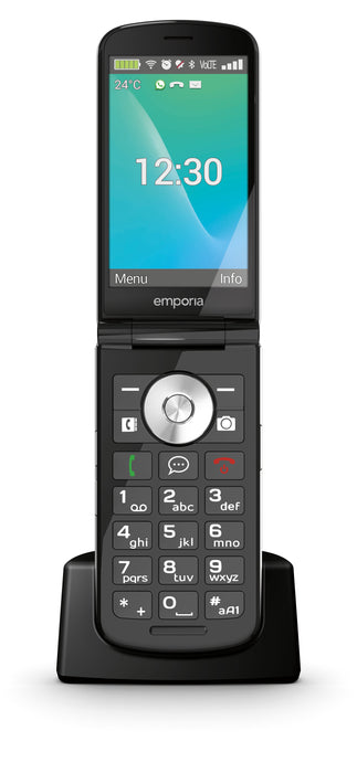 EAN 9005613168780 - Emporia emporiaTOUCHsmart.3 8,81 cm (3.47") 150 g Negro Teléfono para personas mayores imagen 17