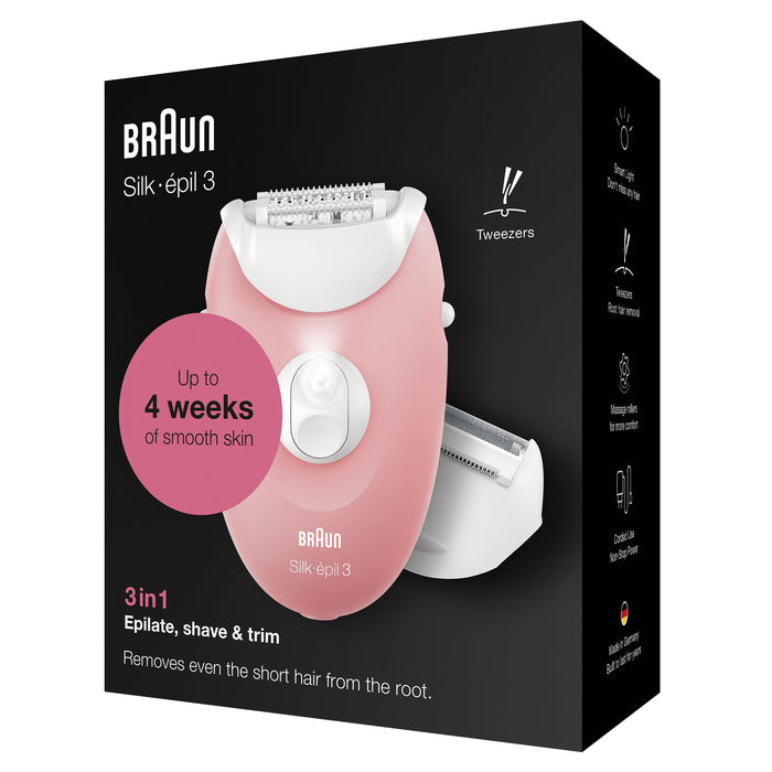 EAN 4210201423508 - Braun Silk-épil 3 -277 20 pinzas Blanco, Rosa imagen 4