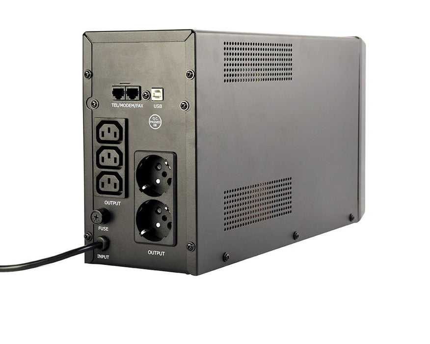 EAN 8716309116602 - Gembird EG-UPS-035 sistema de alimentación ininterrumpida (UPS) Línea interactiva 2 kVA 1200 W 5 salidas  imagen 3