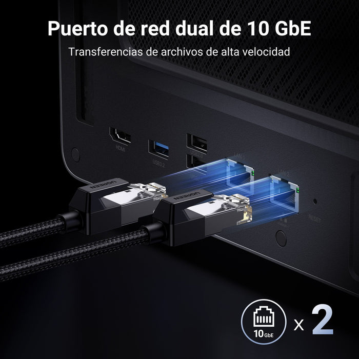 EAN 6941876228997 - Ugreen NASync DXP6800 Pro NAS Compacto Intel® Core™ i5 i5-1235U 8 GB DDR5 0 TB UGOS Pro Negro imagen 5