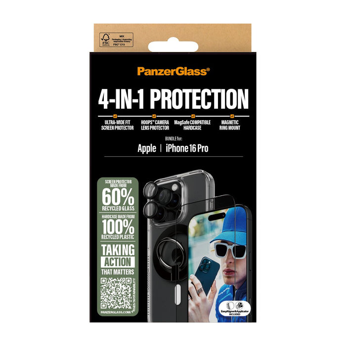 EAN 5715685003509 - PanzerGlass ® 4-in-1 Protection Bundle iPhone 16 Pro Protector de pantalla Apple 1 pieza(s) imagen 3