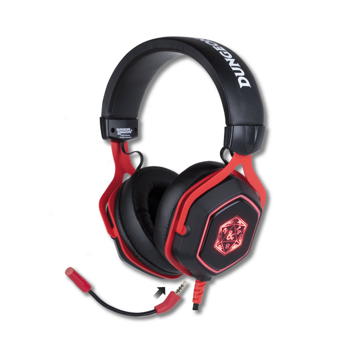 EAN 3328170294553 - Konix KX DND D20 7.1 GAMING HEADEST Auriculares Alámbrico Diadema Juego USB tipo A Negro, Rojo imagen 1