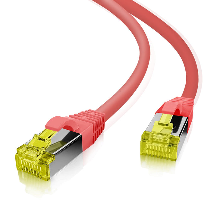 EAN 9783817387236 - Helos 338723 cable de red Rojo, Amarillo 7 m Cat6a S/FTP (S-STP) imagen 1