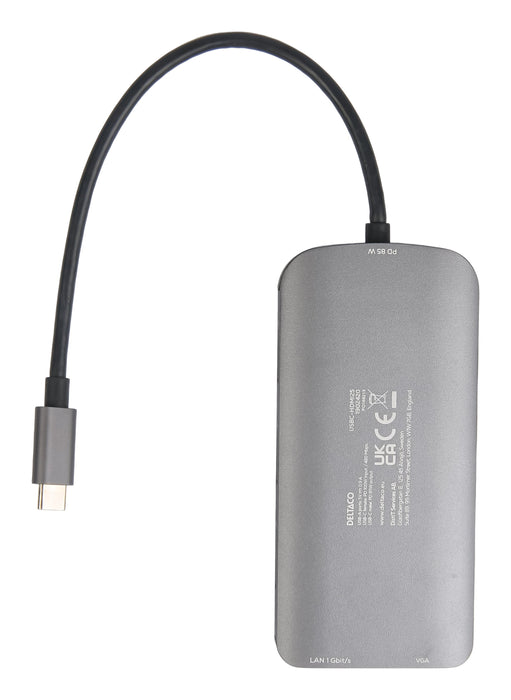 EAN 7333048060600 - Deltaco USBC-HDMI25 base para portátil y replicador de puertos USB Tipo C Gris imagen 4