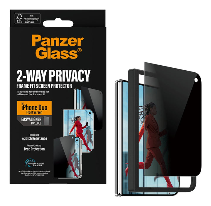 EAN 5715685054327 - PanzerGlass PG12437 protector de pantalla o trasero para teléfono móvil Protector de pantalla para privac imagen 6