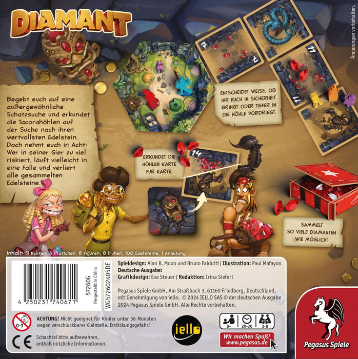 EAN 4250231740671 - Pegasus Spiele Diamant 30 min Juego de mesa Familia imagen 4