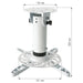 EAN 8054529022274 - Techly ICA-PM 200WH montaje para projector Techo Blanco imagen 3