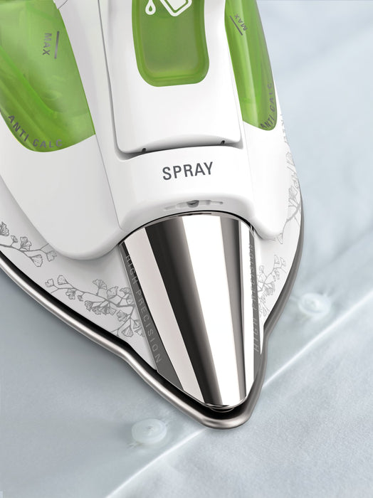EAN 4210101961544 - Rowenta DW6040 Plancha a vapor Suela Microsteam 400 HD 3De 2500 W Blanco, Verde imagen 6