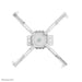 EAN 8721246340621 - Neomounts CL25-530WH1 montaje para projector Blanco imagen 10