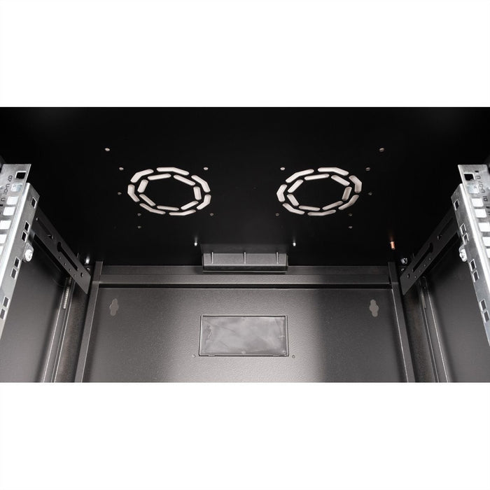 EAN 7630049601734 - ROLINE 26.21.0170 armario rack 7U Bastidor de pared Negro imagen 3