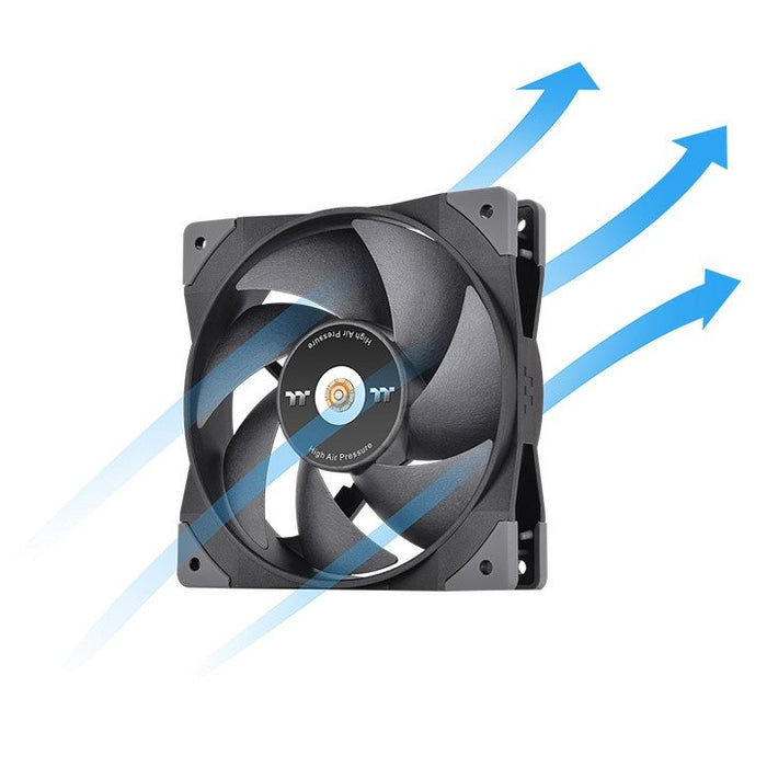 EAN 4713227536370 - Thermaltake SWAFAN GT12 Carcasa del ordenador Refrigerador de aire 12 cm Negro 3 pieza(s) imagen 3