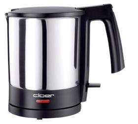 EAN 4004631000589 - Cloer 4700 tetera eléctrica 1,5 L 1800 W Negro, Acero inoxidable imagen 1