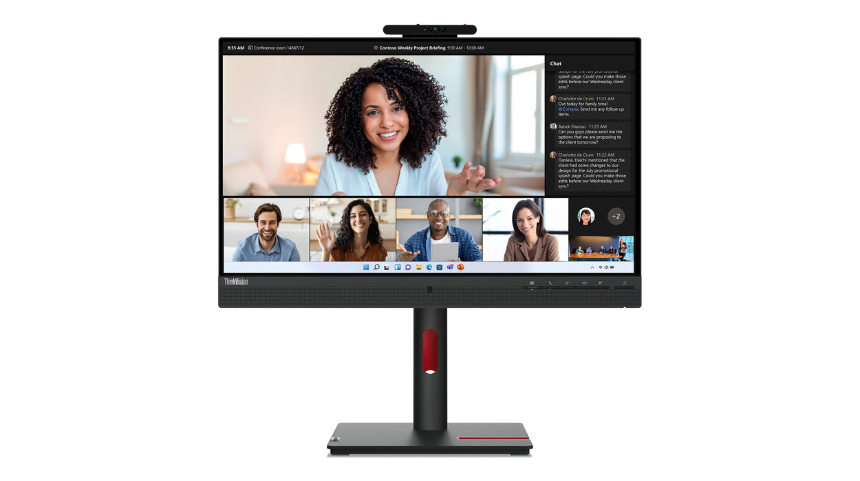 EAN 0196801934177 - Lenovo ThinkVision T24mv-30 pantalla para PC 60,5 cm (23.8") 1920 x 1080 Pixeles Full HD LED Negro imagen 2