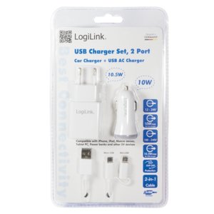 EAN 4052792041583 - LogiLink PA0137 cargador de dispositivo móvil Smartphone, Tableta Blanco Corriente alterna, Encendedor de imagen 5