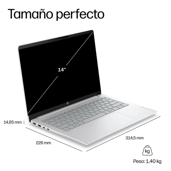 EAN 821844595763 - HP OmniBook 3 Laptop Next Gen AI 14-hz0005nsx Copilot+ PC Snapdragon X1-26-100 Portátil 35,6 cm (14") 2K 1 imagen 5