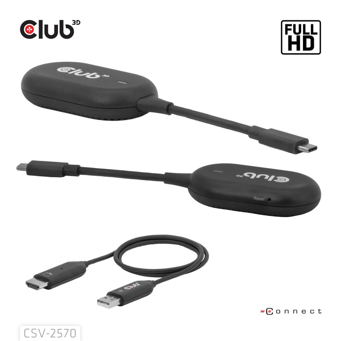 EAN 8719214473631 - CLUB3D CSV-2570 extensor audio/video Transmisor y receptor de señales AV Negro imagen 10