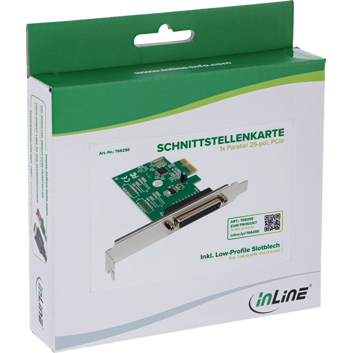 EAN 4043718341405 - InLine 76625E tarjeta y adaptador de interfaz Interno Paralelo imagen 1