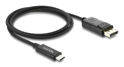 EAN 4043619817016 - DeLOCK 81701 adaptador de cable de vídeo 1 m USB Tipo C DisplayPort Negro imagen 1