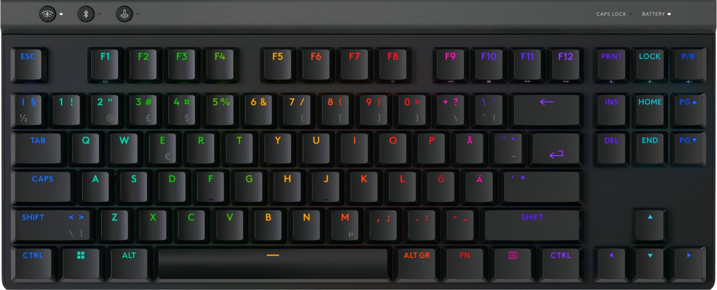 EAN 5099206119789 - Logitech G 920-012552 teclado Juego RF Wireless + Bluetooth QWERTY Nórdico Negro imagen 1