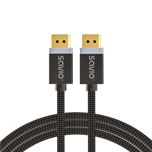 EAN 5901986047469 - Savio DisplayPort cable 1 m Black CL-165 Blanco imagen 1