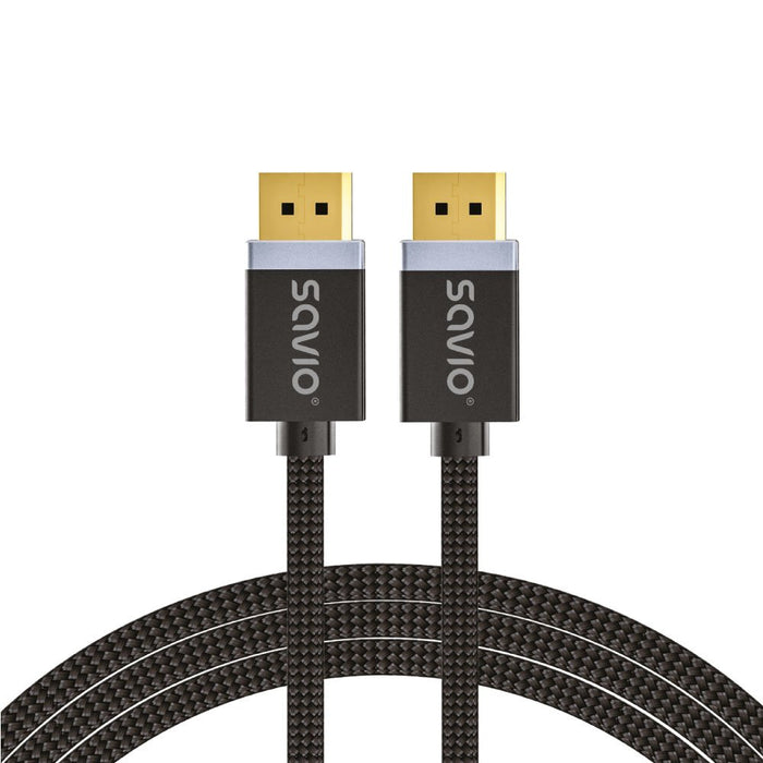EAN 5901986047469 - Savio DisplayPort cable 1 m Black CL-165 Blanco imagen 1