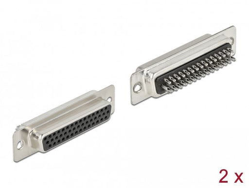EAN 4043619667185 - DeLOCK 66718 conector D-Sub HD 44 pin Negro, Plata imagen 1