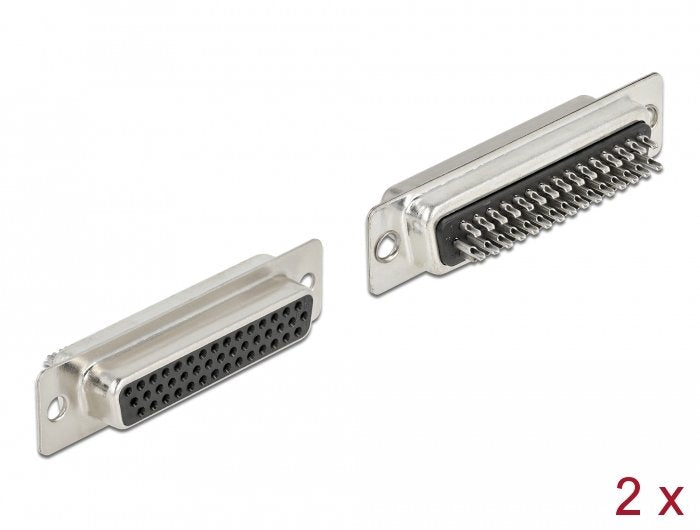 EAN 4043619667185 - DeLOCK 66718 conector D-Sub HD 44 pin Negro, Plata imagen 1