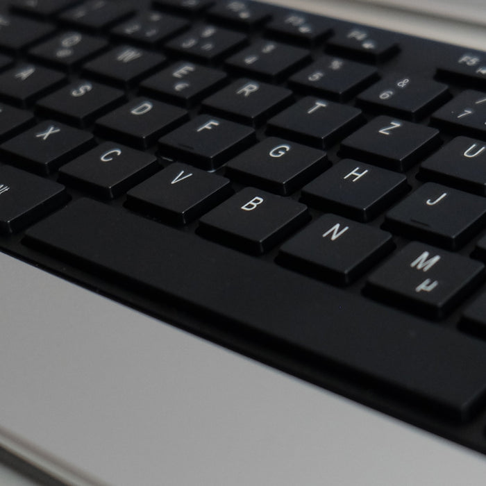 EAN 4260459611516 - MediaRange MROS105 teclado Ratón incluido Hogar RF inalámbrico QWERTZ Alemán Negro, Plata imagen 6