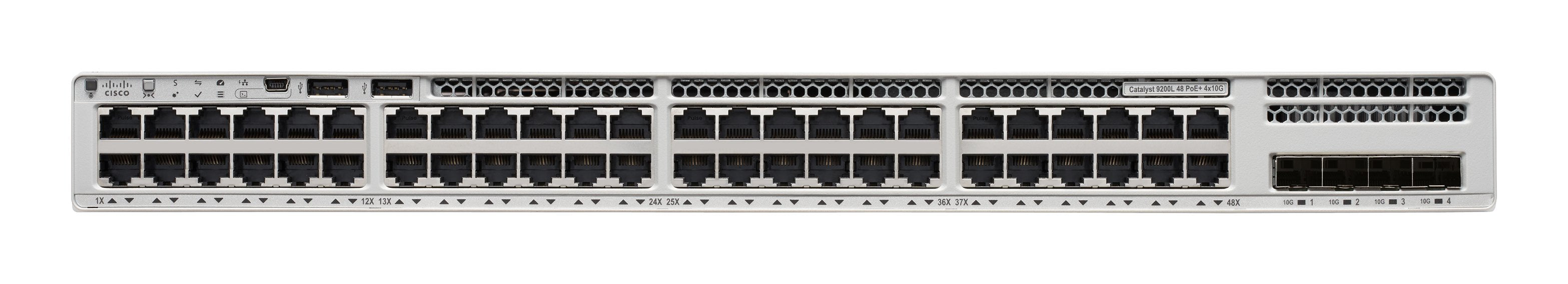 EAN 0889728298650 - Cisco Catalyst 9200L Gestionado L3 Gigabit Ethernet (10/100/1000) Energía sobre Ethernet (PoE) Gris imagen 2