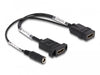 EAN 4043619870387 - DeLOCK 87038 cambiador de género para cable HDMI, DC Negro imagen 1