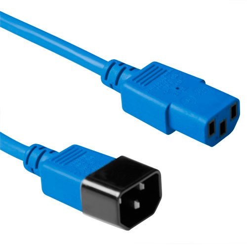 EAN 8716065299571 - ACT C13 - C14, 0.60m Azul 0,6 m C13 acoplador C14 acoplador imagen 1