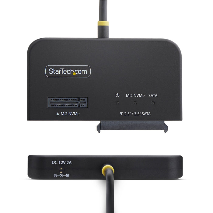 EAN 65030920575 - StarTech.com USB31CSAT3M2E base de conexión para disco duro USB 3.2 Gen 2 (3.1 Gen 2) Type-C Negro imagen 2