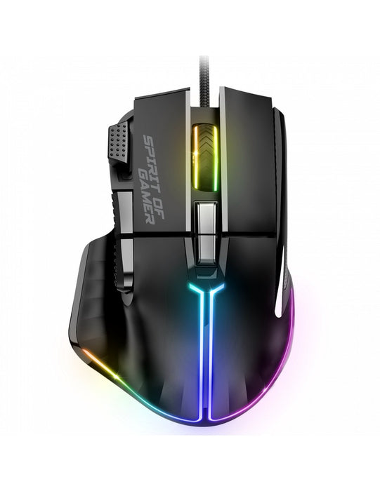 EAN 3700104455153 - Spirit of Gamer PRO-M5 ratón Juego mano derecha USB tipo A Óptico 12800 DPI imagen 5