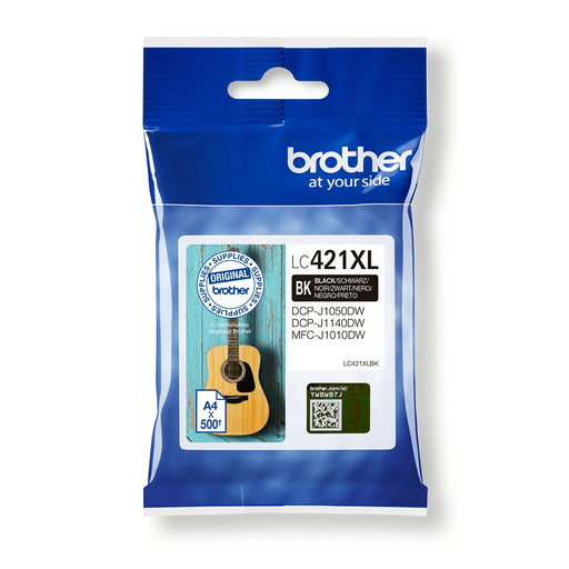 EAN 4977766810401 - Brother LC421XLBK cartucho de tinta 1 pieza(s) Original Negro imagen 1