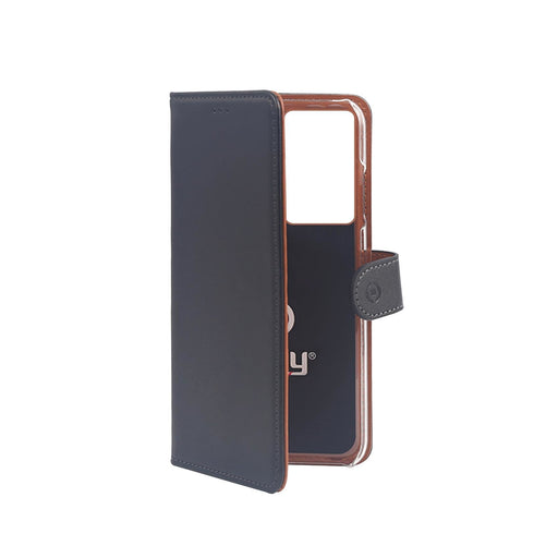 EAN 8021735763857 - Celly Wally funda para teléfono móvil 17,3 cm (6.8") Folio Negro, Marrón imagen 1