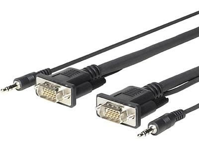 EAN 5712505316313 - Vivolink PROVGAMCS4.6 adaptador de cable de vídeo 4,6 m VGA (D-Sub) + 3,5mm Negro imagen 1