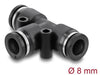 EAN 4043619607495 - DeLOCK 60749 acoplamiento y conector para máquina neumática Negro Metal, Plástico Rosca interior (hembra) imagen 1