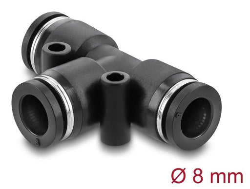 EAN 4043619607495 - DeLOCK 60749 acoplamiento y conector para máquina neumática Negro Metal, Plástico Rosca interior (hembra) imagen 1