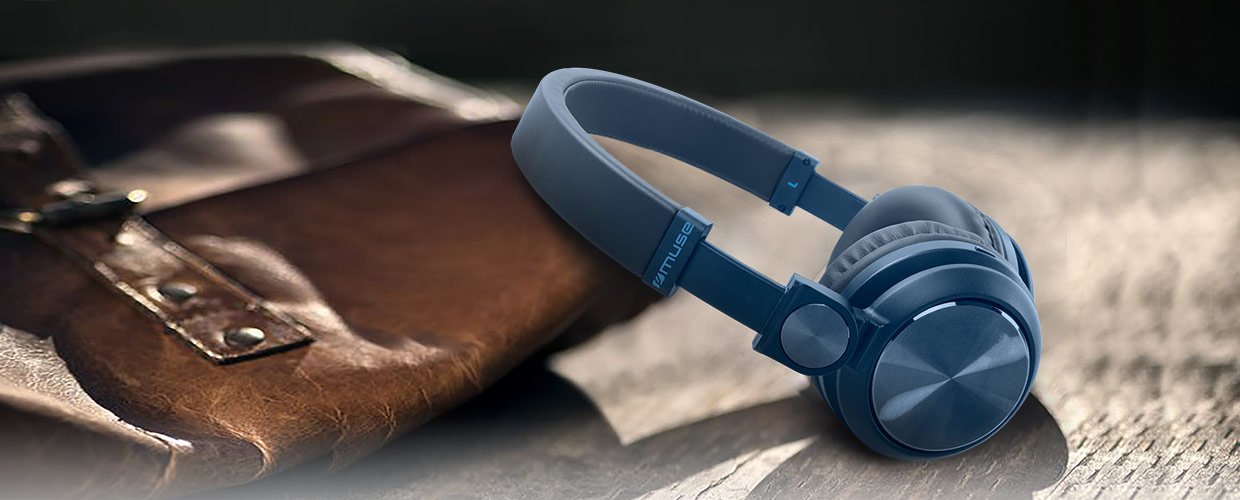EAN 3700460205959 - Muse M-276BTB auricular y casco Auriculares Inalámbrico y alámbrico Diadema Llamadas/Música Bluetooth Azu imagen 4