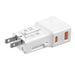 EAN 8594215991700 - Mobile Origin TAD25-2P-WHT cargador de dispositivo móvil Universal Blanco Corriente alterna, USB Carga rá imagen 3
