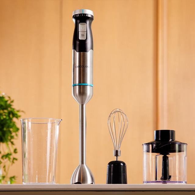EAN 8435484039109 - Cecotec Power Pulsar 2300MAX Cream&Crrush Batidora de inmersión 2300 W Negro, Acero inoxidable imagen 11